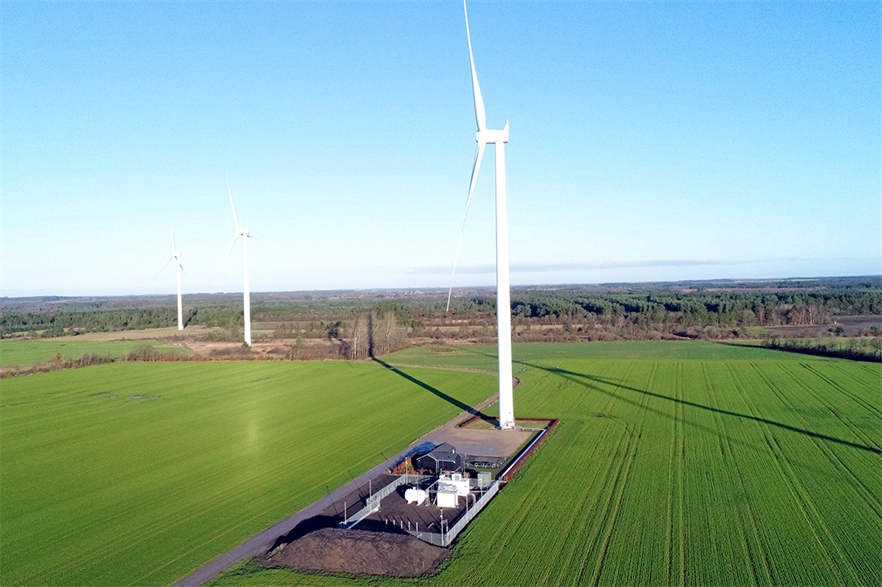 The two-year Brande hydrogen project featuring a 3MW turbine was launched in January (pic: SGRE)