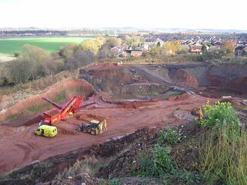 Enville Road Quarry (Image Credit: Staffordshire CC)