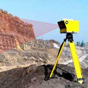 LiDAR scanner: can analyse whole quarry face