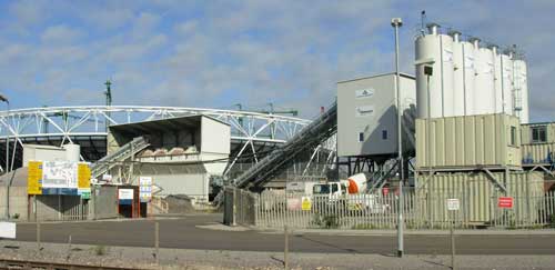 Olympics site: 380,000m3 concrete produced (Image credit: Hanson)
