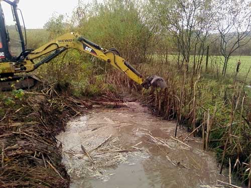 Crown Farm Quarry: a number of ponds, pools and ditches have been created at the quarry (Image credit: Atkins)