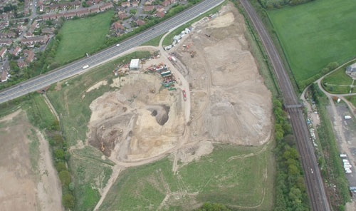 Bournewood Sand and Gravel site off A20 Swanley Bypass, Swanley. Credit: LB of Bromley