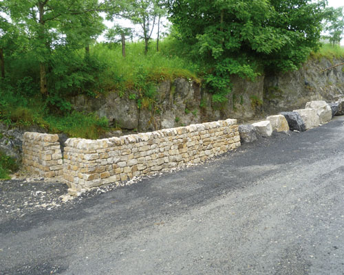 Walled outcrop. Credit: Hanson UK