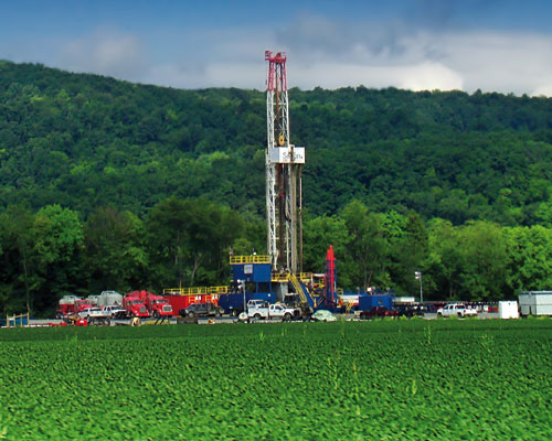 The Marcellus Shale formation, Pennsylvania. Credit: Nicholas Tonelli