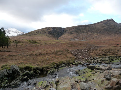 Tyndrum Mine: view of Ben Lui from site track (Image credit: Brodies)