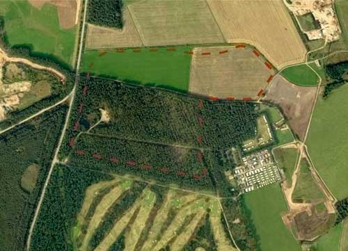 Melville Gates: red squirrels would be displaced (Image credit: Dalgleish Associates)