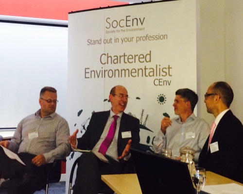 The panel looked at environmental impacts. Picture: SocEnv