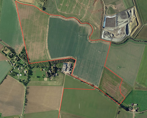 Peterborough City Council has approved a plan for the extraction of 2.25 million tonnes of sand and gravel over 12 years at a site near Thorney. Credit: GP Planning