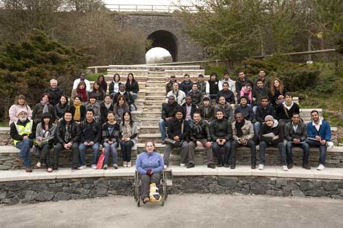 National Stone Centre: students from the University of Derby give support for educational charity (Image credit: University of Derby)
