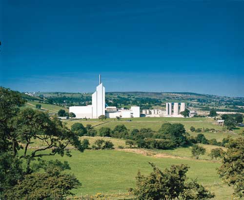 Cauldon Cement Works: Lafarge has received permission to increase its range of green fuels (Image credit: Lafarge Cement UK)
