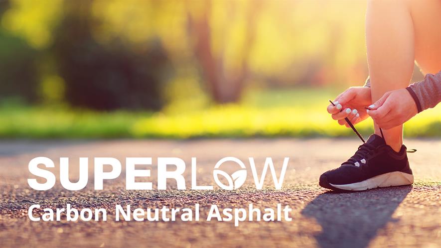 The Super Low mix requires lower temperatures to make and apply, allowing the asphalt to cool to trafficking temperature quicker, according to Aggregate Industries