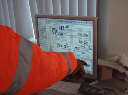 Energy saving: monitoring energy requirements (Image credit: Lafarge Aggregates & Concrete UK)