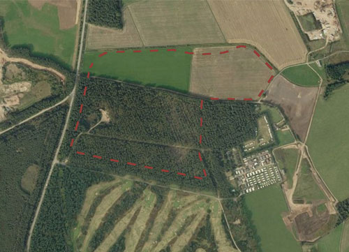Melville Gates Works: application for 975,000 tonne extension to sand and gravel quarry refused (Image credit: Dalgleish Associates Ltd)