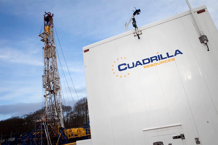 Fracking was suspended at Cuadrilla's Preston New Road site after a seismic event in August. Photograph: Cuadrilla