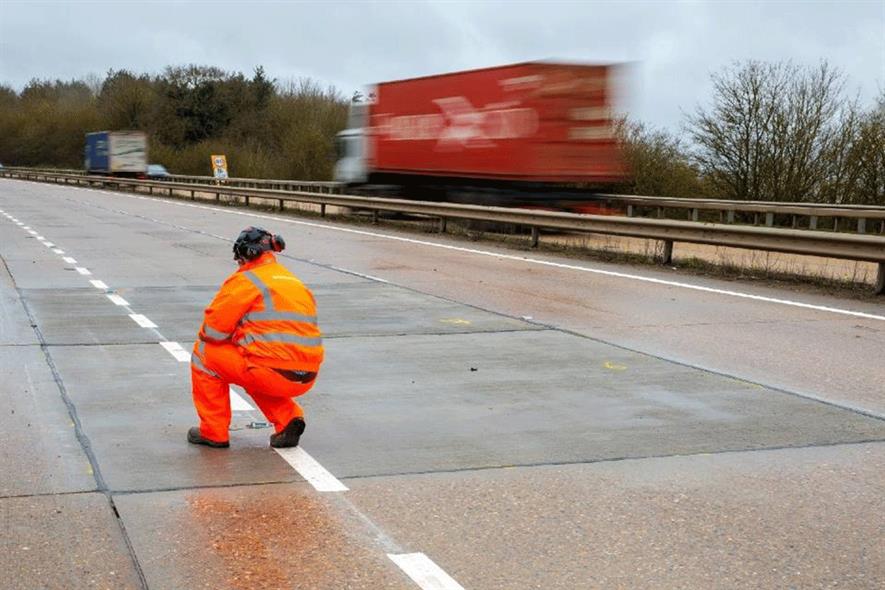 The upgrade programme will repair or rebuild concrete roads across England