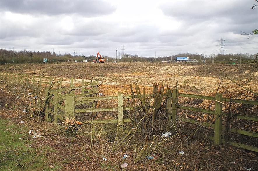 Ground preparation for HS2 which is going ahead largely based on outcome of Oakervee Review. Photograph: Richard Law/Geograph