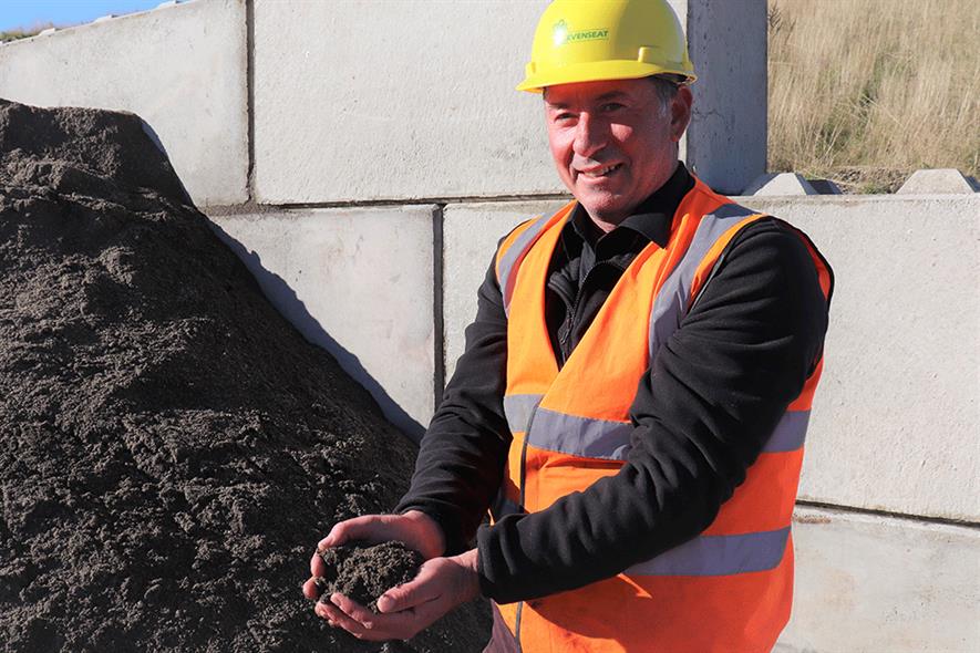 Levenseat's low-carbon aggregates include incinerator bottom ash and recycled sand containing street sweepings and gully waste
