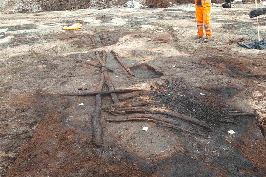 The remains are believed to be between 12,000 and 6,000 years old