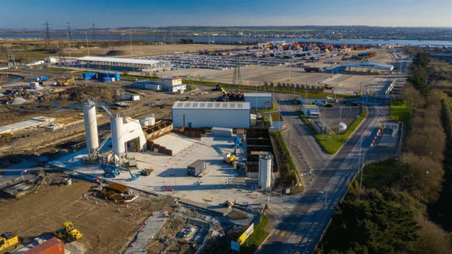 The purpose-built aggregate processing and manufacturing facility will be built at the Tilbury2 freeport
