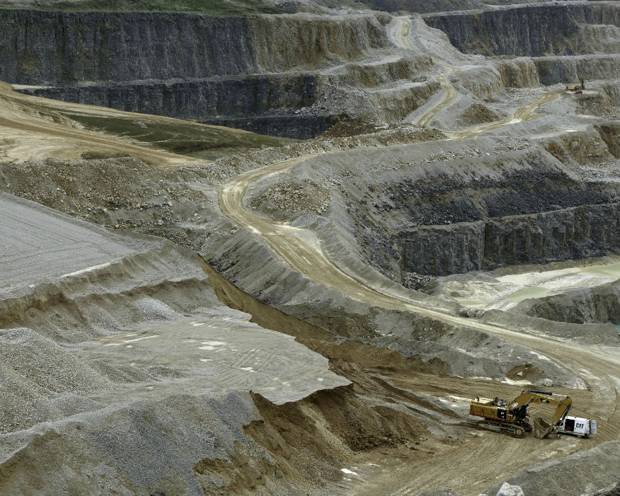 Large-scale industrial aggregates has a huge visual impact. Picture: Colin Shaw
