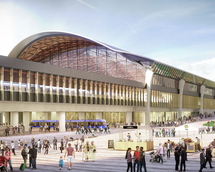 Curzon Street Station, Birmingham, will be a catalyst for £900m of growth. Picture: HS2