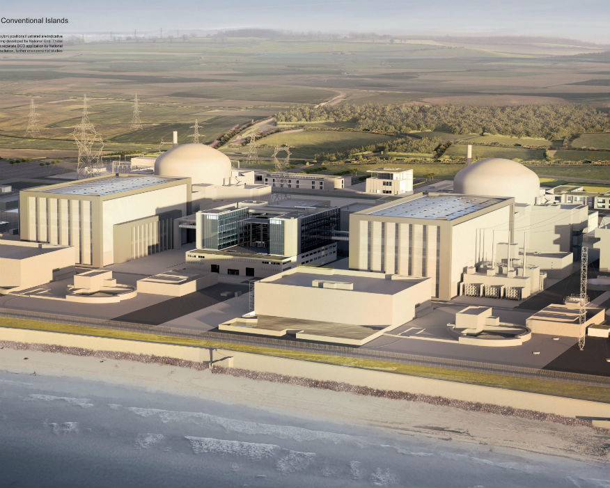 Shortages of aggregates could jeopardise projects such as Hinckley Point C. Picture: EDF