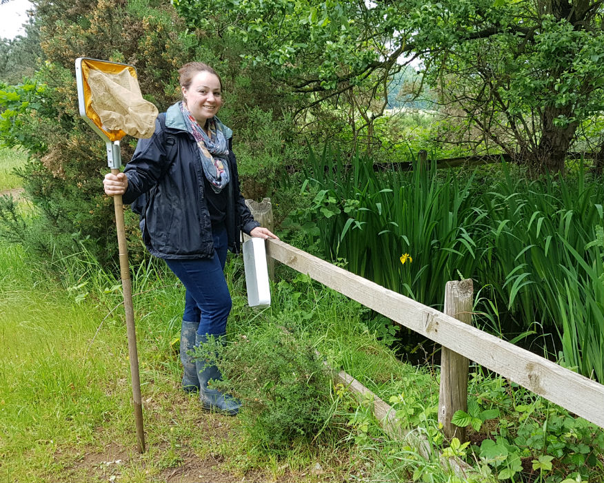 Indea Chawk is England’s first ever local authority newt officer. Picture: Central Bedfordshire