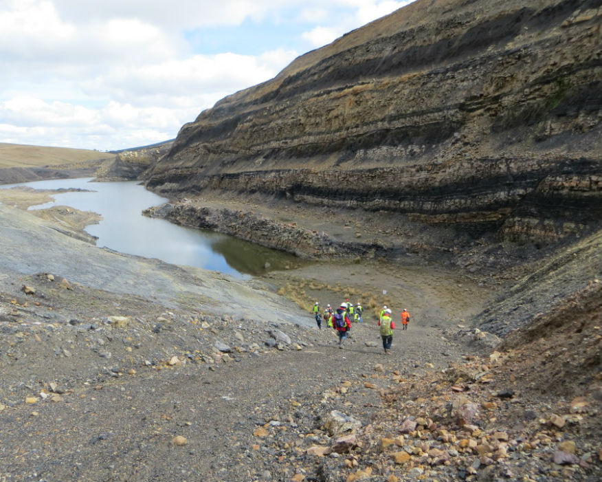 Spireslack strata includes coal, ironstone and oil shale. Picture: BGS