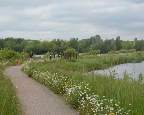 Hanson’s Upper Nene Valley gravel pits, overall winner of the landscape scale restoration category. Picture: MPA