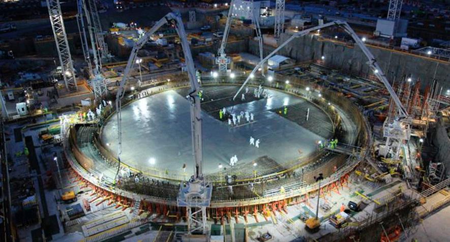 Hanson has supplied a range of materials including granulated blastfurnace slag, aggregates and asphalt to the Hinkley Point C nuclear project. Photograph: Hanson