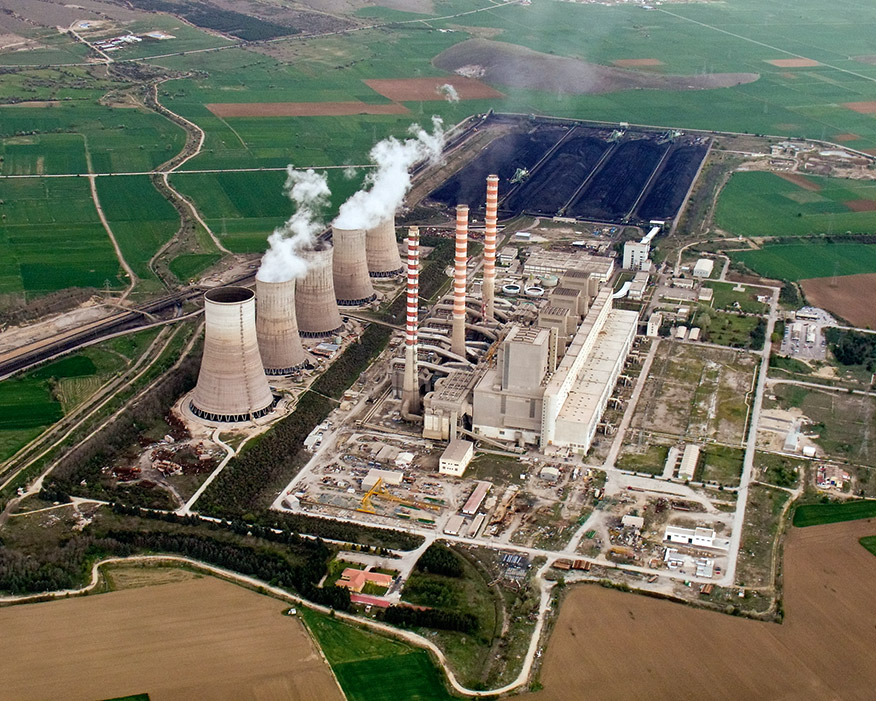 As coal power stations will be phased out in the UK, existing stockpiles of ash can fill the gap. Photograph: Anestis/123RF