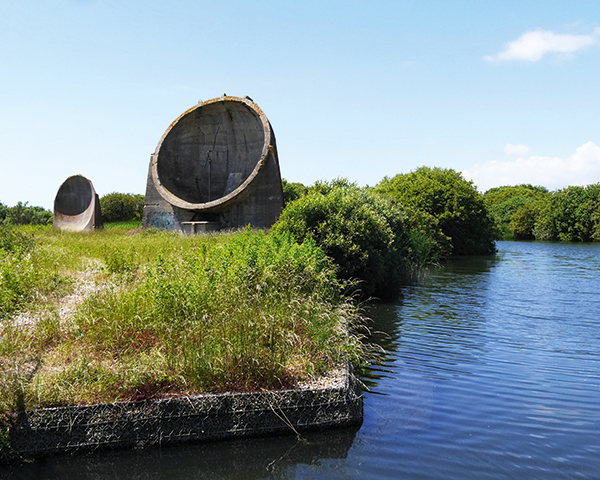 Lade Pits: from failed defence project to sand and gravel pit to wildlife haven (photograph: Cemex)