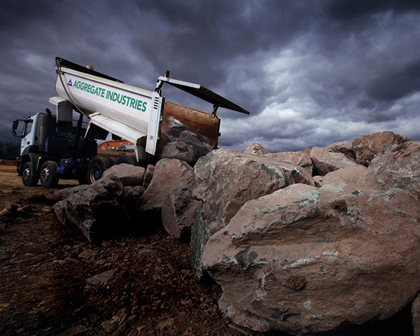 The industry is working to improve road safety. Photo:Aggregate Industries