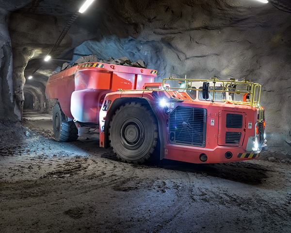 Intelligent trucks aim to boost mining efficiency. Photo:Sandvik