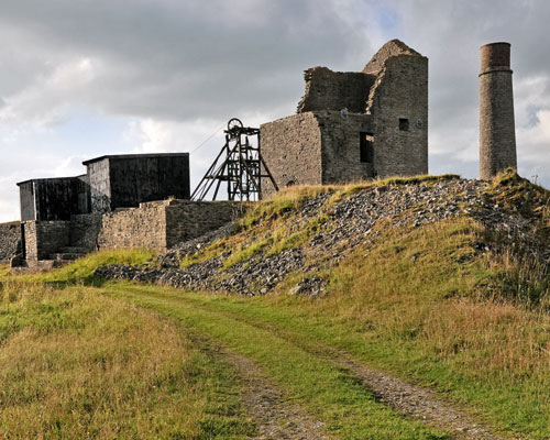 Former Magpie mine: the Peak District National Park has a long hostory of mineral working. Credit: Peak District National Park Authority