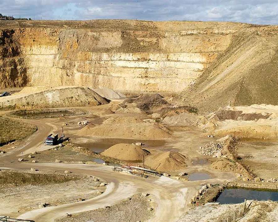 Marsden quarry in South Tyneside. Photograph: Owen Pugh Aggregates