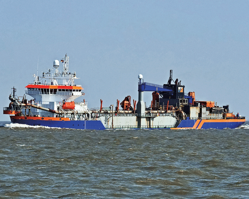 Sea provides construction aggregate potential
