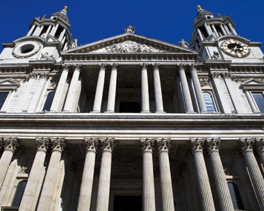 Heart of stone: St Paul's Cathedral in London is built from the much sought-after Portland Stone which is mined from the isle of the same name (credit: Chris Dorney/123RF)