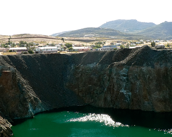 The Okiep copper mine in South Africa. Photograph: Andrew Hall