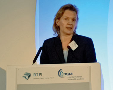 Louise Barr spoke about sustainable minerals (credit: MPA)