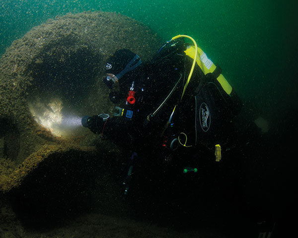 Divers searched for missing shipwrecks. Photo: Maritime Archaeology Trust