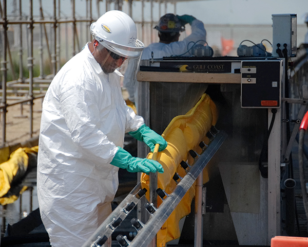 Wearing appropriate protective gear and being aware of noise levels and their safety periods is crucial (photograph: National Institute for Occupational Safety and Health)