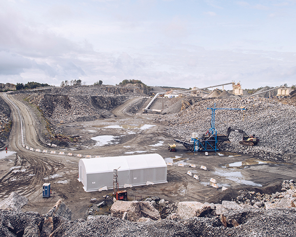 The Vikan Kross quarry near Gothenburg, Sweden, could become a blueprint for the future. Photo: Skanska