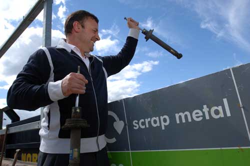 Metal: public encouraged by results of recycling (Image credit: Waste Watch)
