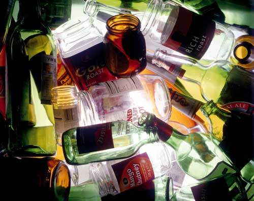 Glass: recycling back into glass based products (Image credit: Jonathan Pollock)