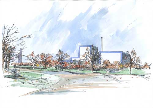 Port Talbot: visual impact considered acceptable (Image credit: White Young Green Planning)