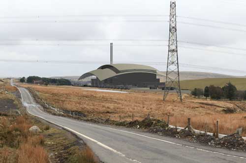 Brig Y Cwm: capacity for 750,00 tonnes of waste (Image credit: Covanta)