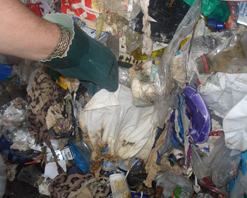 Illegal waste. Credit: Environment Agency