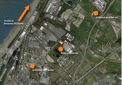Avonmouth: low-carbon renewable energy plant will help to enhance environmental sustainability (Image credit: New Earth Group)
