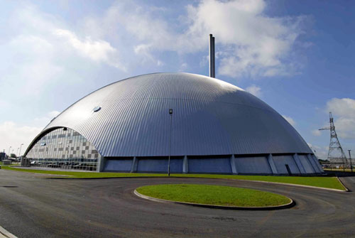 Marchwood Dome: while conventional in layout the dome like structure makes this plant remarkable (Image credit: Veolia Environmental Services UK PLC)